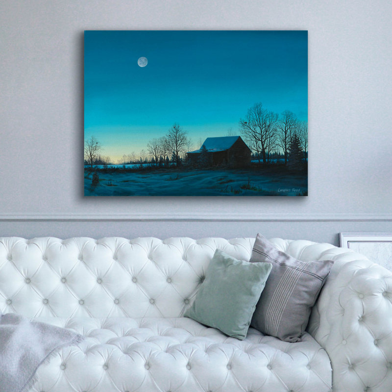 Art mural épique Graffiti «Nightfall» par Campbell Frost, 54 po x 40 po