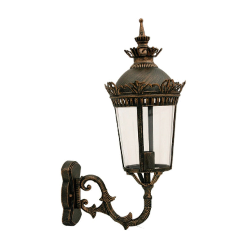 Vanhoose 60cm H Outdoor Wall Lantern, Brown