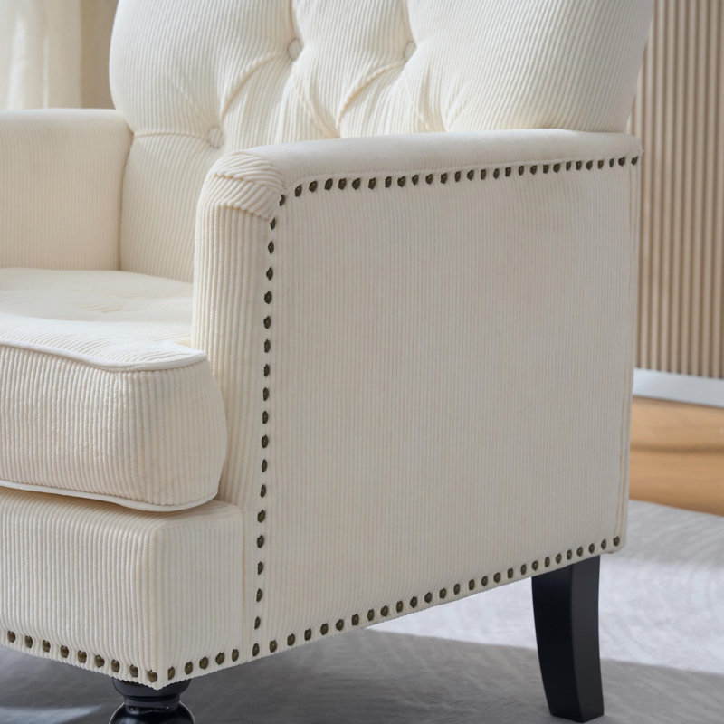 Fauteuil club H & M, Beige