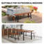 Banc d'extérieur rond