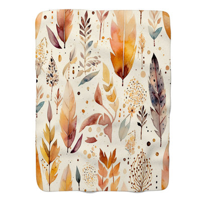 Couleurs vives - couverture en sherpa de qualité supérieure 1 pièce