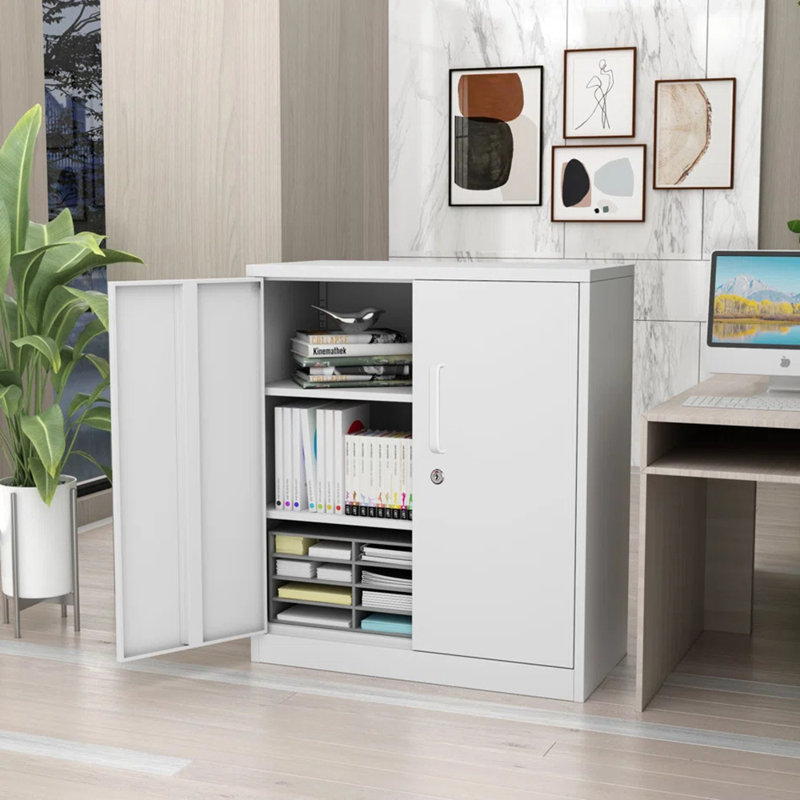 Armoire de rangement l 31,5 po Sonique, Blanc