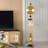 European-style retro metal creative silent home standing clock