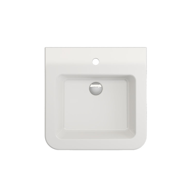 Parma 19.69'' L Bathroom Sink, White