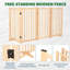 Wood Free Standing Pet Gate