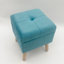 Bourquin 33Cm Velvet Square Footstool-1052378194