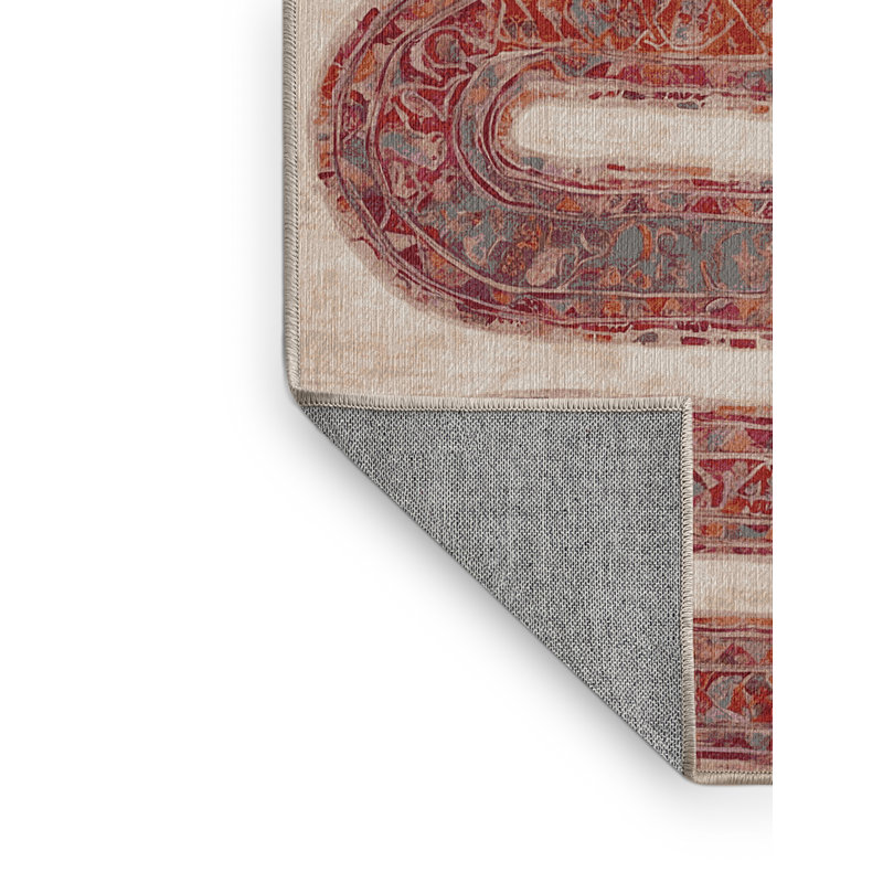 Tapis brun lavable à la machine, Tapis de couloir 2 pi x 4 pi