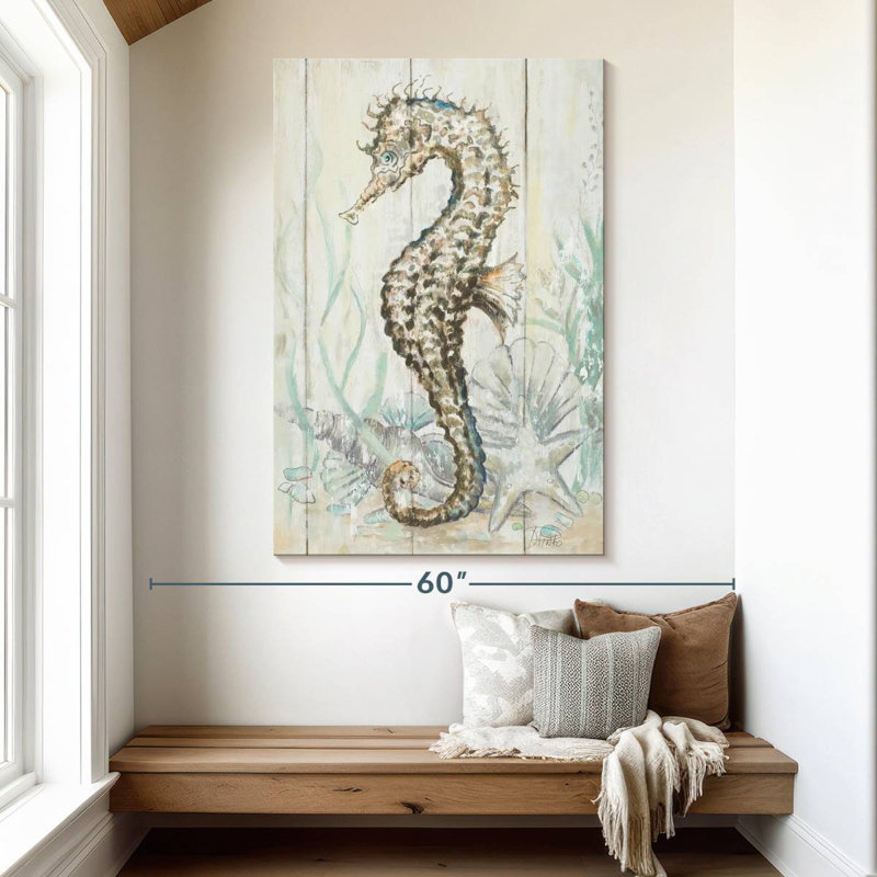 Hippocampe antique Brampt II, H 51 po x l 34 po
