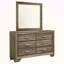 Commode 6 tiroirs avec miroir Holmgren