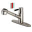 Robinet de cuisine à poignée simple pull out Gourmetier-54357473