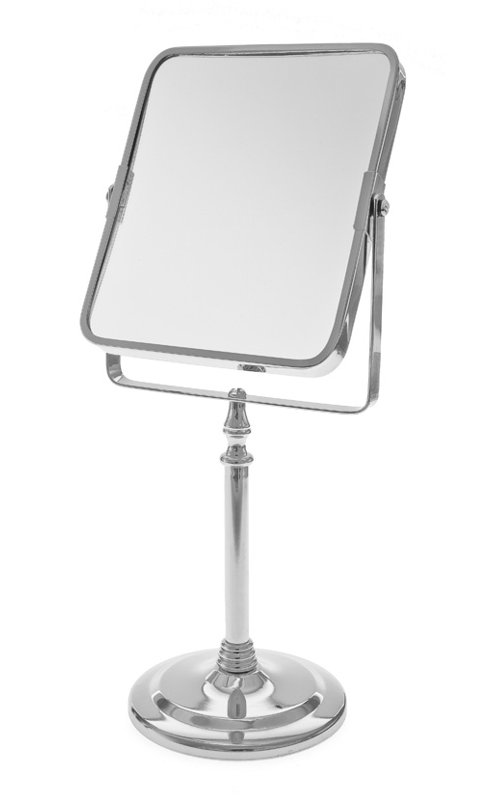 Plastic Round Freestanding Mirror Set