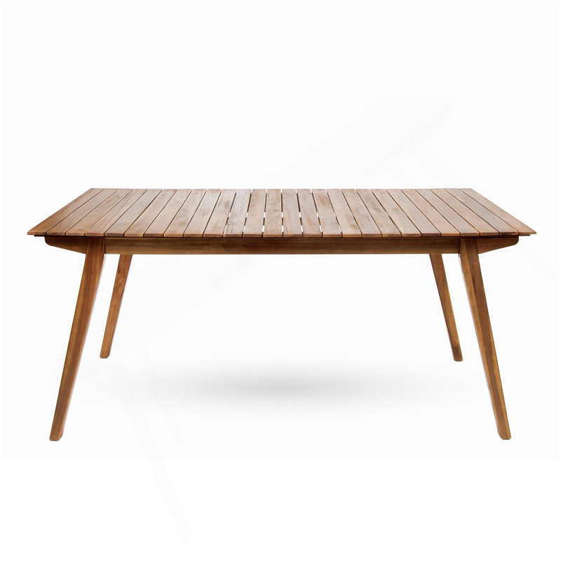 Outdoor 69" Solid Wood Dining Table