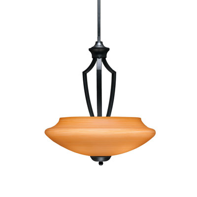 Luminaire suspendu bol 3 lumières unique Couto