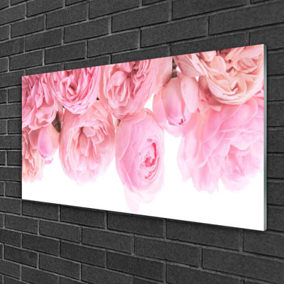 Roses - No Frame Print on Glass