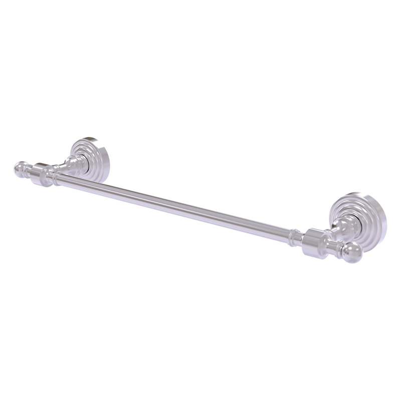 Retro Wave 24'' Towel Bar, Satin Chrome, 24"