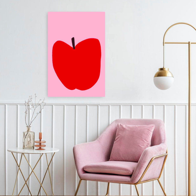 Art mural Crimson Simplicity, H 24 po x l 16 po