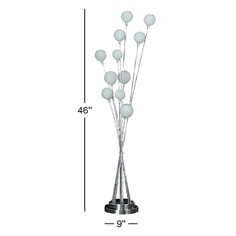 Wheeler 46'' Tree Floor Lamp, Silver