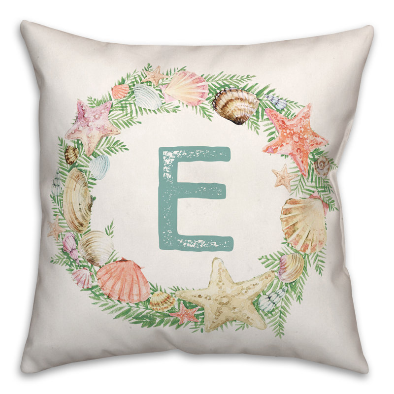 Reversible Throw Pillow, E