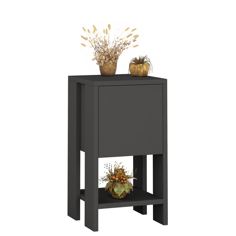 Bronzavia 11.81'' W Particle Board / Chipboard Nightstand