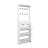 NEW White Color Shoe Cabinet  With 3 Doors 2 Drawers With Hanger-1114408257