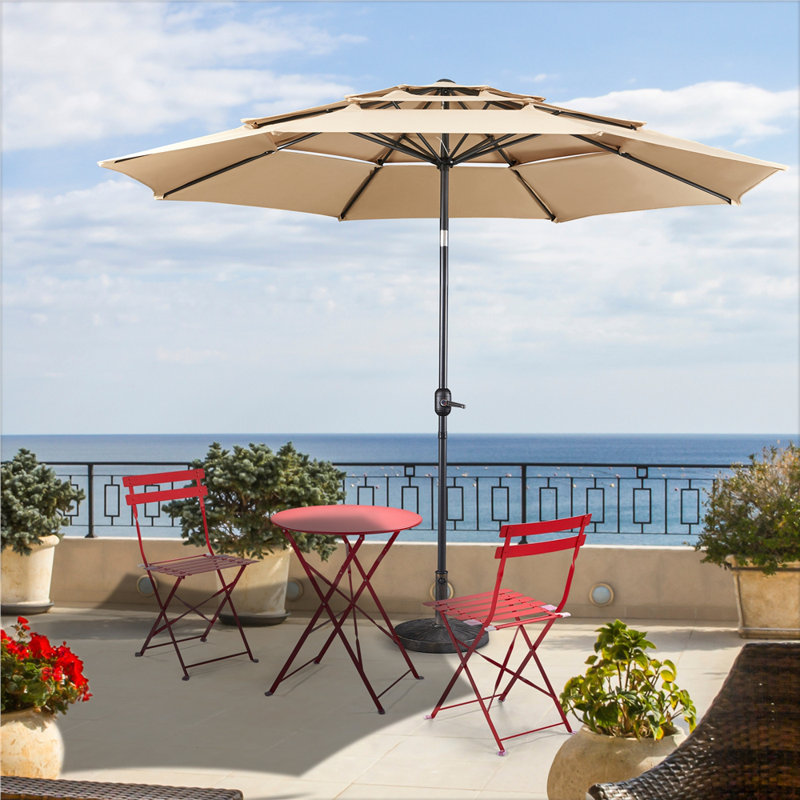 324cm Tilt Market Parasol, Tan
