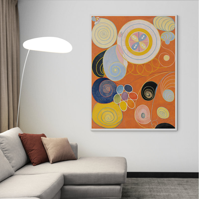 The Ten Largest No.3 Youth by Hilma AF Klint - Wrapped Canvas Print, 117cm H x 81cm W x 4cm D