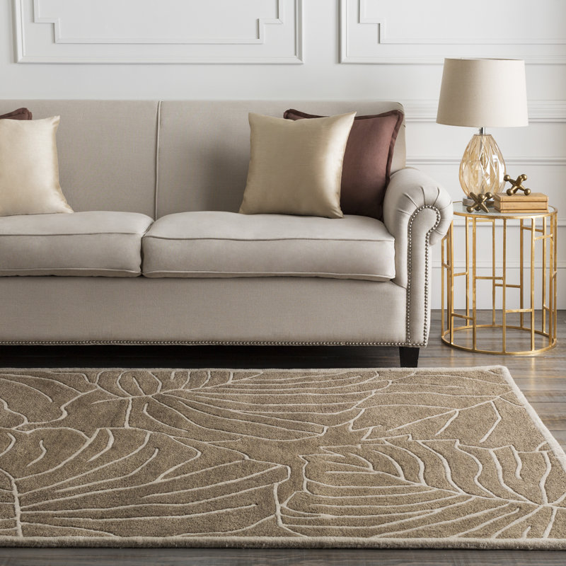 Jaya Wool Floral Indoor Rug, Rectangle 9' x 13'