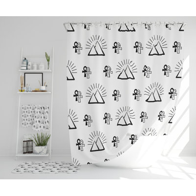 Nasjah Polyester Shower Curtain Set