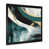 Impression noire sur toile encadrée sélectionné