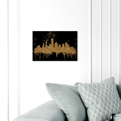 « dallas horizon », peinture sur toile