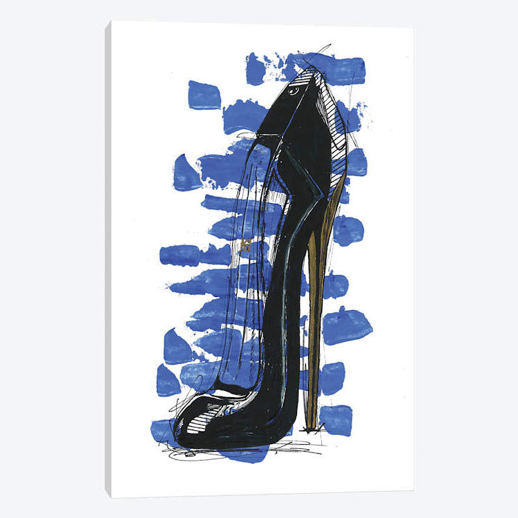 « good fille », reproduction sur toile, H 18 po x l 12 po x P 1,5 po, Toile tendue, Pas de tapis