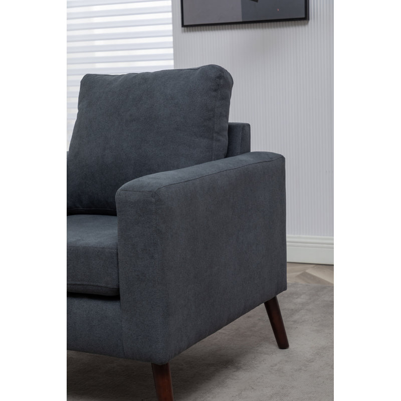 Fauteuil en velours 28,83 po Layke