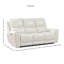 Canapé inclinable en cuir Kittitas-220162715