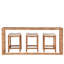 Ensemble de console et tabouret 82 po Rosalie