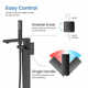 Cube Floor Tub Spout with Diverter