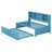 Metal Storage Daybed with Trundle,Shelves and USB Ports-112389109