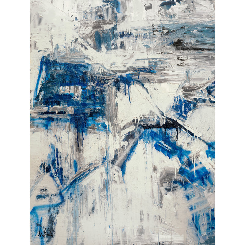 John Beard CollectionS Crushed Velvet On Giclee Canvas Hand Embellished Art, 40" H x 30" W x 2" D, Wrapped Canvas
