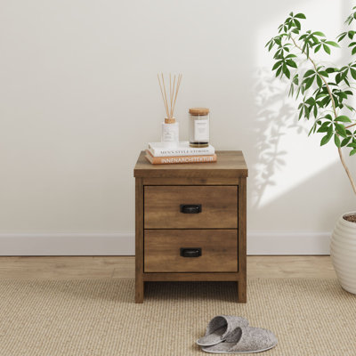 Alahia 43cm W Manufactured Wood Bedside Table
