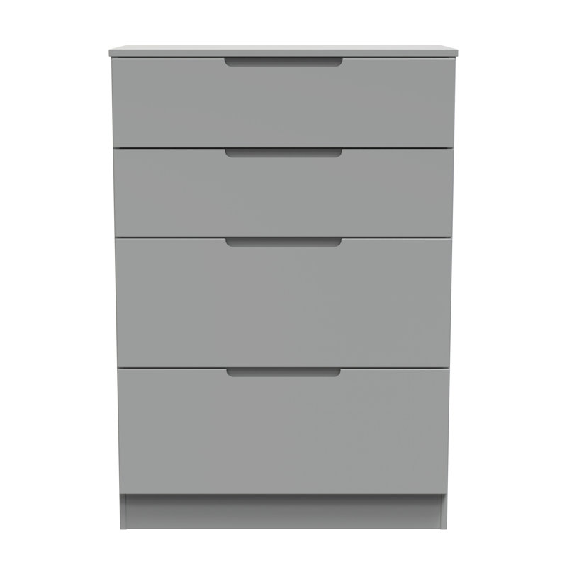 74cm W 4 - Drawer Chest of Drawers, Grey