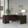 Bush Business Furniture Studio C L Shaped Desk with Mobile File Cabinet and Return