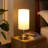 16" Metal Table Lamp Set with USB