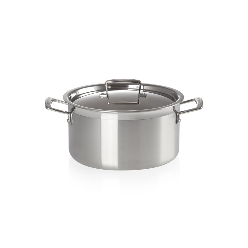 Le Creuset 3-Ply Stainless Steel Deep Casserole, 20cm