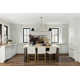 Kinston 4 Light Metal Dimmable Linear Chandelier