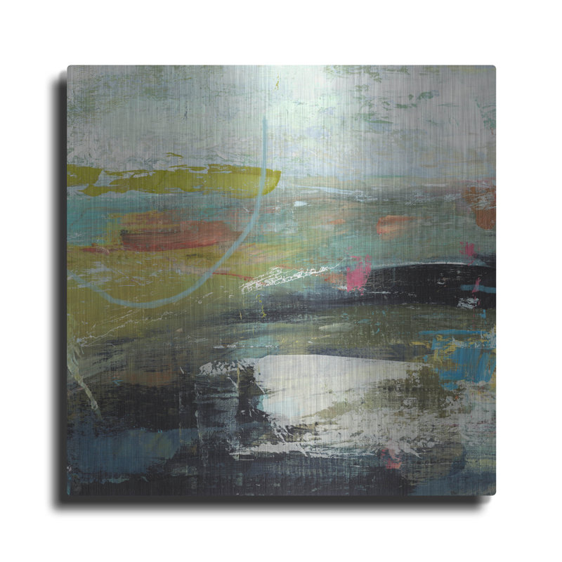 Wrought Studio «Pine Forest No 1» par Suzanne Nicoll, art mural en métal, H 36 po x l 36 po