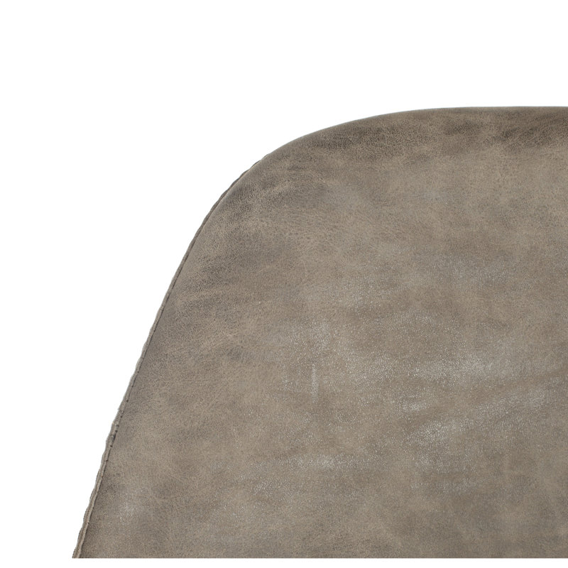 Tabouret de bar et de comptoir Nazzaro, Taupe, Tabouret de comptoir (assise de 25 po de hauteur)