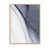 Toile brune avec cadre flottant