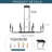 8-light Modern Kitchen Island Chandelier-198489498