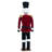  6'8" Red Velvet Standing Nutcracker Doll.