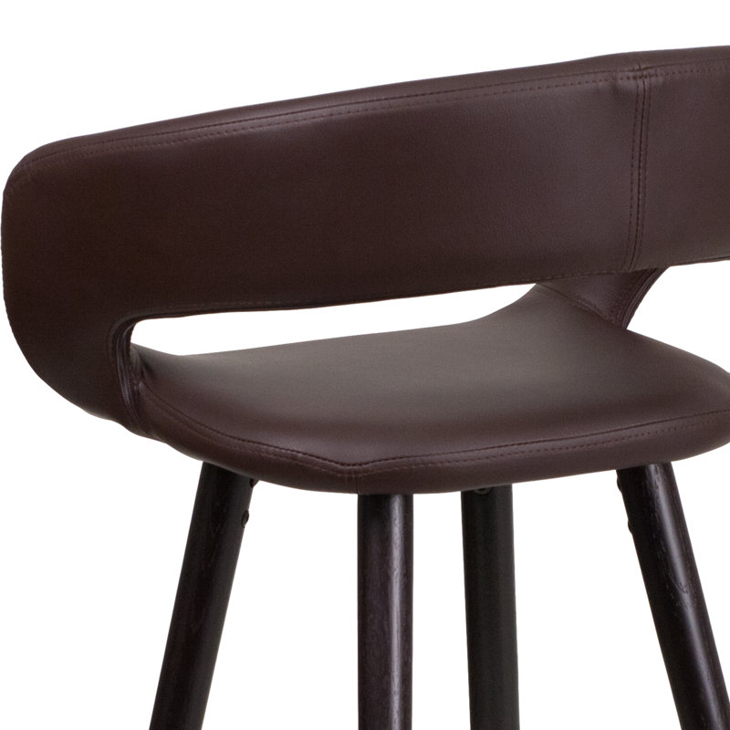Tabouret de comptoir de 24 po Palafox, Brun, Tabouret de comptoir (assise de 24 po de hauteur)