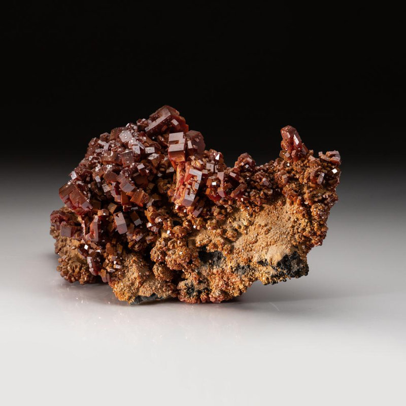 Genuine Vanadinite Crystal Cluster